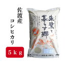 精米 新潟県 佐渡産 コシヒカリ 令和3年産 白米 米 コメ 5kg 朱鷺と暮らす郷