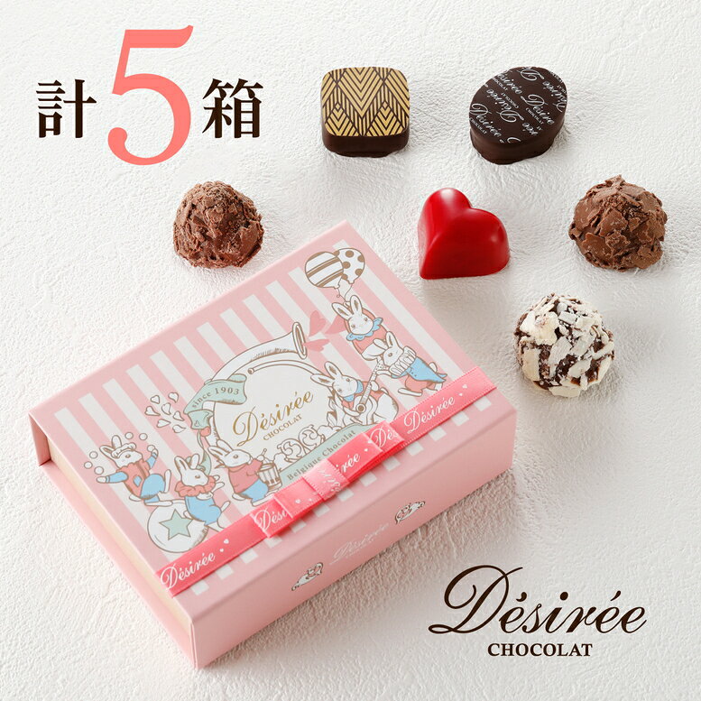 12/1販売開始 百貨店で売り切れ続出！ デジレー ショコラ＆トリュフ6個入(計5箱セット+ミニチョコBOX4箱) クリスマス チョコレート お..