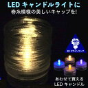 LEDキャンドルライト おしゃれにきらめく巻き糸模様のキャップ付き 3Dデザインランプ 揺らめくテーブルランプ ティーライト 凹凸 凸凹 オリジナル透明ランプシェード 乱数 ランダムネス インテリア照明器具 室内装飾 イルミネーション