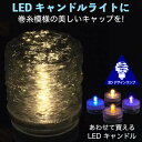 LEDキャンドルライト おしゃれにきらめく巻き糸模様のキャップ付き 3Dデザインランプ 揺らめくテーブルランプ ティーライト 凹凸 凸凹 オリジナル透明ランプシェード 乱数 ランダムネス インテリア照明器具 室内装飾 イルミネーション