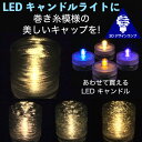 LEDキャンドルライト おしゃれにきらめく巻き糸模様のキャップ付き 3Dデザインランプ 揺らめくテーブルランプ ティーライト 凹凸 凸凹 オリジナル透明ランプシェード 乱数 ランダムネス インテリア照明器具 室内装飾 イルミネーション