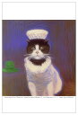 猫アート 近代絵画風 AIアート ポストカード 絵はがき 「クロード モネ風の猫」 ねこアート キャットアート ネコアート キャット アート ねこの絵 猫の絵 ネコの絵 近代絵画風アート Claude Monet オリジナル絵葉書