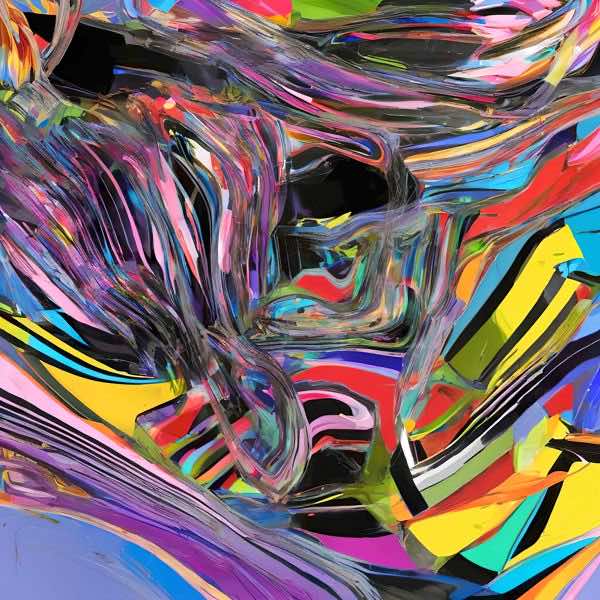 AIアートポスター カナブストラクド「市松模様なき±超現実と±不安」 Kanabstracd オリジナルアート作品 アートポスター アートプリント 壁掛けアート ウォールアート インテリア デジタルアート 現代アート