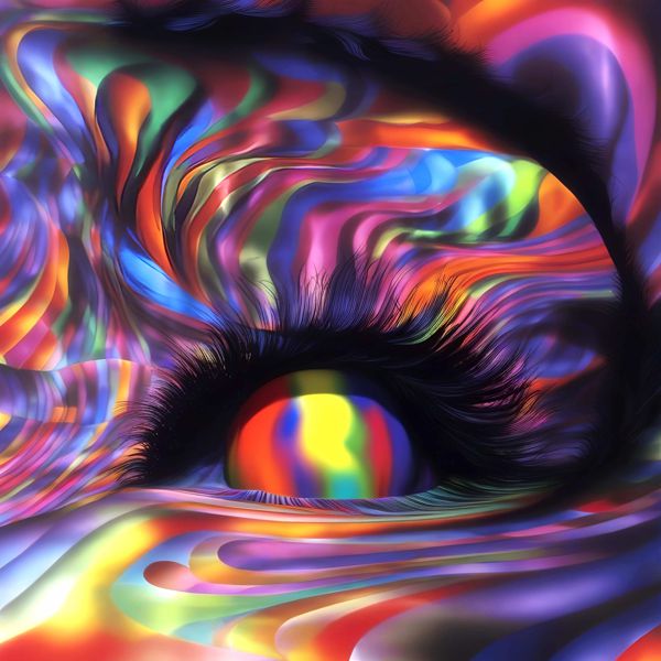 Rakuten - AIアートポスター カナブストラクド「ウォーホル的単純なき超現実」 Kanabstracd オリジナルアート作品 アートポスター アートプリント 壁掛けアート ウォールアート インテリア デジタルアート 現代アート