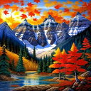 AIアートポスター カナと否認された架空の画家ダンディンスキーとによる … オリジナルアート作品 アートポスター アートプリント インテリア