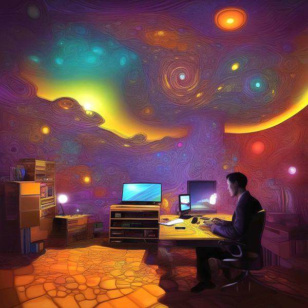 AIアートポスター キャナブストラクド「シャガール的矢なき超現実」 Canabstracd オリジナルアート作品 アートポスター アートプリント 壁掛けアート ウォールアート インテリア デジタルアート 現代アート