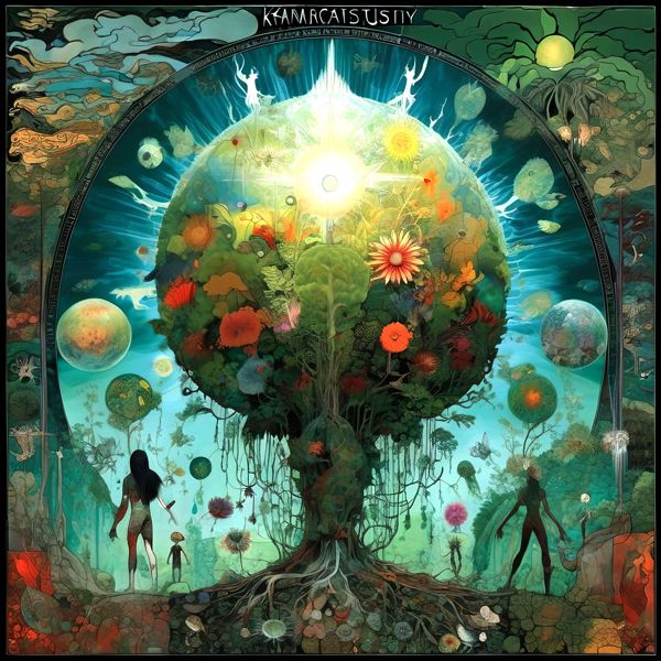 AIアートポスター カナブストラクド「パイカッソン的pretzelsなき免疫」 Kanabstracd オリジナルアート..