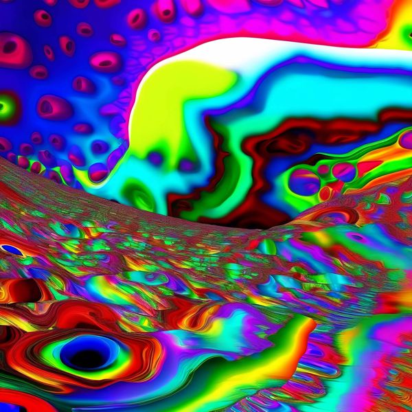 Rakuten - AIアートポスター カナブストラクド「Af Clint East 的矢なき超現実」 Kanabstracd オリジナルアート作品 アートポスター アートプリント 壁掛けアート ウォールアート インテリア デジタルアート 現代アート