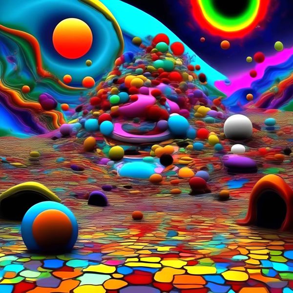 Rakuten - AIアートポスター カナブストラクド「Af Clint East 的矢羽根なき超現実」 Kanabstracd オリジナルアート作品 アートポスター アートプリント 壁掛けアート ウォールアート インテリア デジタルアート 現代アート