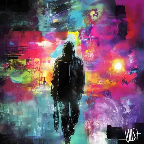 AIアートポスター カナブストラクド「弓なき±超現実と±悲しみ」 Kanabstracd オリジナルアート作品 ア..