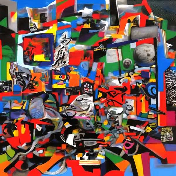 AIアートポスター カナブストラクド「Surrealisなき超現実」 Kanabstracd オリジナルアート作品 アート..