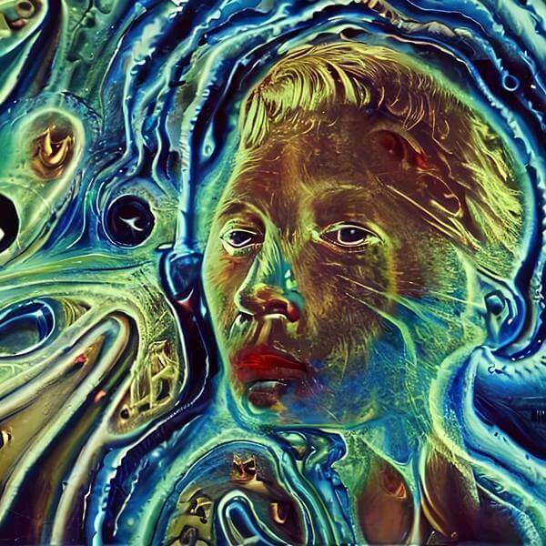 AIアートポスター ショナリズム風 「感情」 オリジナルアート作品 アートポスター アートプリント 壁掛..