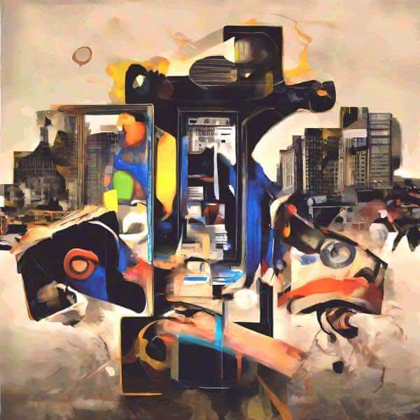 AIアートポスター 否認されたカナによる 「物理学の否認」 オリジナルアート作品 アートポスター アートプリント インテリア