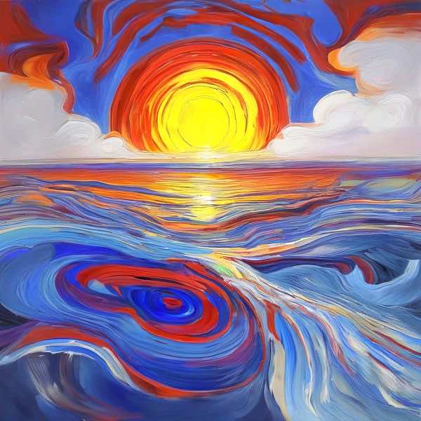 AIアートポスター カナブストラクド「クリント的矢なき±超現実」 Kanabstracd オリジナルアート作品 ア..