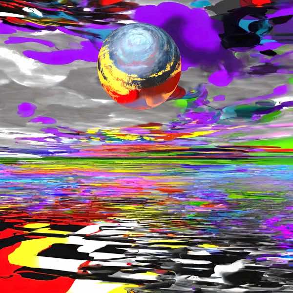 AIアートポスター カナブストラクド「Af Flint 的弓なき±超現実」 Kanabstracd オリジナルアート作品 アートポスター アートプリント 壁掛けアート ウォールアート インテリア デジタルアート 現代アート