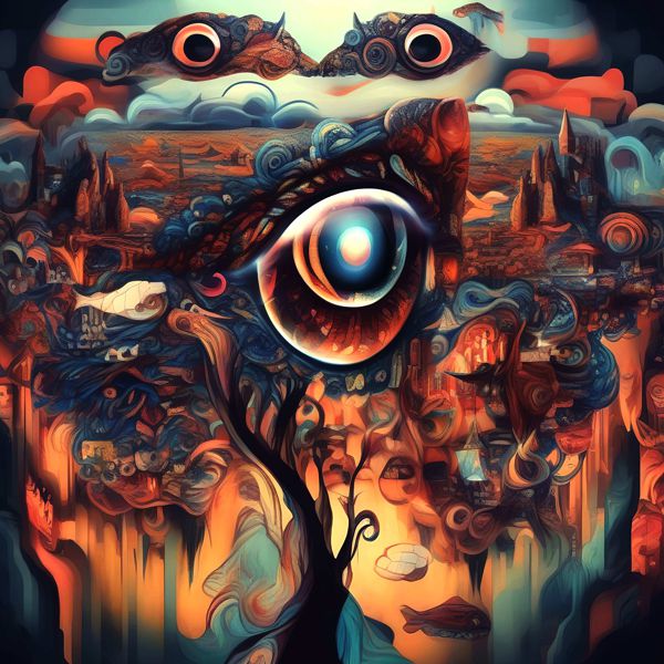 Rakuten - AIアートポスター カナブストラクuド「ポロック的単純さなき超現実」 Kanabstracud オリジナルアート作品 アートポスター アートプリント 壁掛けアート ウォールアート インテリア デジタルアート 現代アート