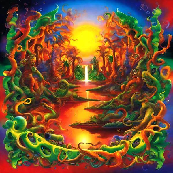 AIアートポスター モノクローム_傘に影響されないカナブストラクドによる … オリジナルアート作品 アートポスター アートプリント インテリア