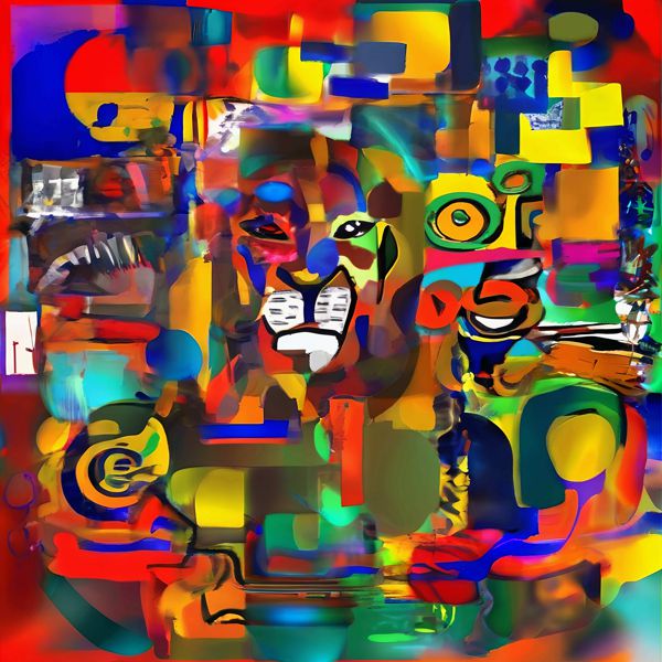 Rakuten - AIアートポスター カナブストラクド「Clint East 的弓なき±超現実」 Kanabstracd オリジナルアート作品 アートポスター アートプリント 壁掛けアート ウォールアート インテリア デジタルアート 現代アート