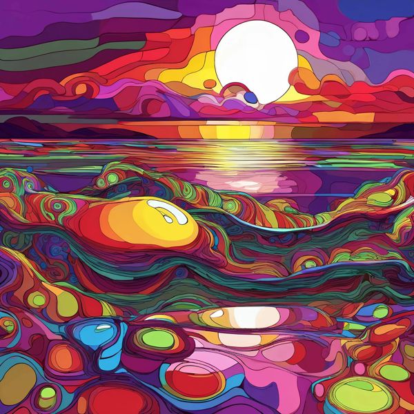 AIアートポスター カナブストラクド「リヒター的矢なき不条理リアリズム」 Kanabstracd オリジナルアー..