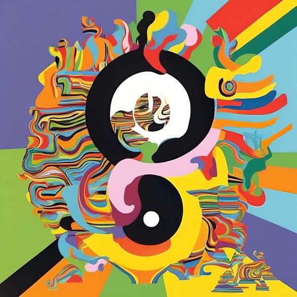 AIアートポスター カナブストラクド「M.ニナガワ的網なき超現実」 Kanabstracd オリジナルアート作品 アートポスター アートプリント 壁掛けアート ウォールアート インテリア デジタルアート 現代アート