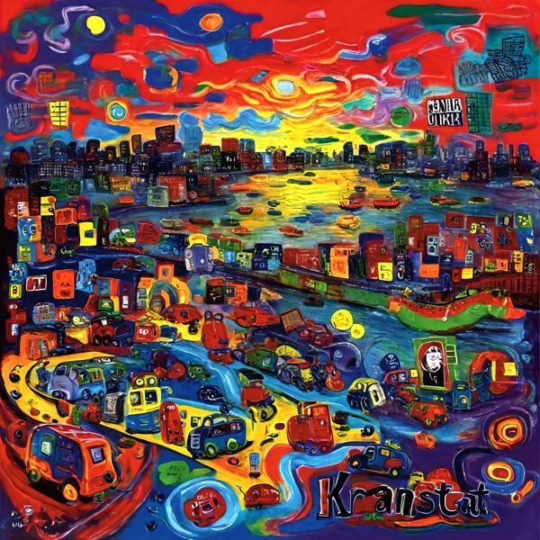 AIアートポスター 矢羽根に影響されないカナブストラクドによる … オリジナルアート作品 アートポスター アートプリント インテリア