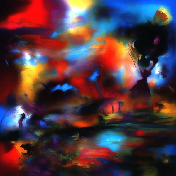 Posters （Art） - AIアートポスター カナブストラクド「Polloclint 的超現実」 Kanabstracd オリジナルアート作品 アートポスター アートプリント 壁掛けアート ウォールアート インテリア デジタルアート 現代アート