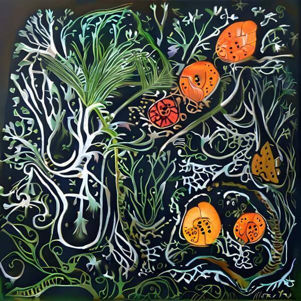 最初の商品画像がポスターの全体図です．2 番めの商品画像として中央部分の拡大図をのせています． 【購入方法・サイズなどについて】 サイズはつぎのうちのいずれかを上記の商品リストで選択してください．いずれも正方形です．・500 mm × 50...