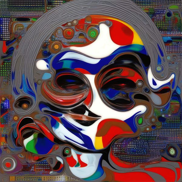 Rakuten - AIアートポスター カナブストラクド「矢なき±形而上学」 Kanabstracd オリジナルアート作品 アートポスター アートプリント 壁掛けアート ウォールアート インテリア デジタルアート 現代アート