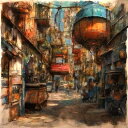 AIアートポスター 東洲斎写楽に影響されないカナによる … オリジナルアート作品 アートポスター アートプリント インテリア