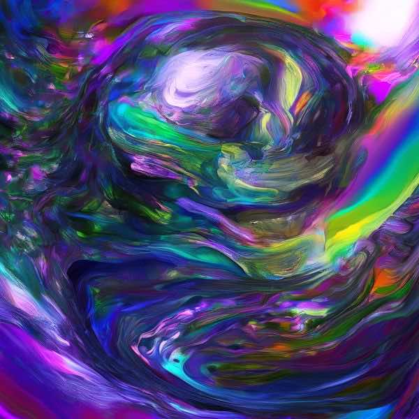 AIアートポスター カナブストラクド「クラーリ的矢なき±超現実」 Kanabstracd オリジナルアート作品 アートポスター アートプリント 壁掛けアート ウォールアート インテリア デジタルアート 現代アート