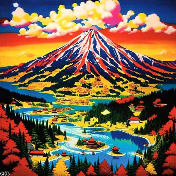 AIアートポスター カナ「±量子」 Yasusi Kanada オリジナルアート作品 アートポスター アートプリント 壁掛けアート ウォールアート インテリア デジタルアート 現代アート