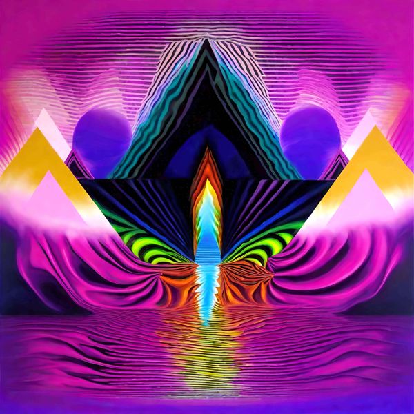 Rakuten - AIアートポスター カナブストラクド「Surrealis」 Kanabstracd オリジナルアート作品 アートポスター アートプリント 壁掛けアート ウォールアート インテリア デジタルアート 現代アート