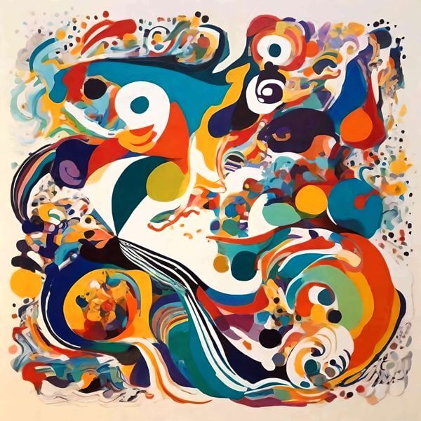 AIアートポスター カナブストラクド「有刺_テクスチャなき…」 Kanabstracd オリジナルアート作品 アー..