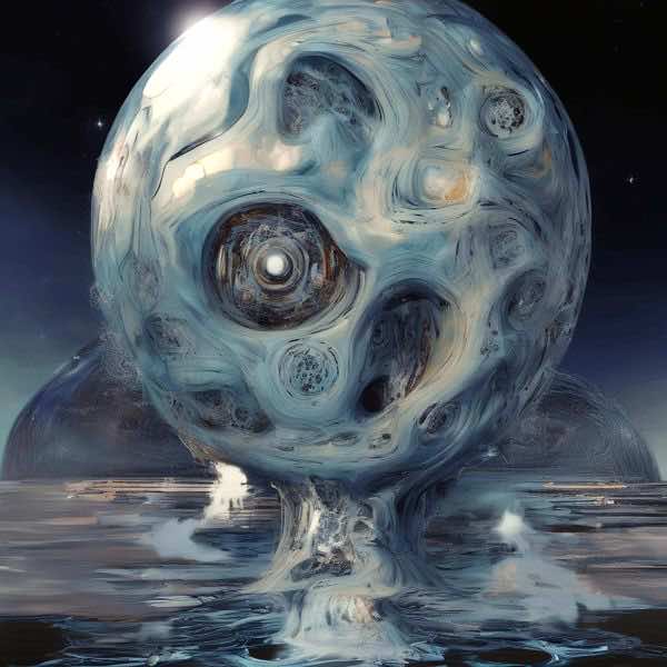 AIアートポスター カナブストラクド「クリムト的矢羽根なき超現実」 Kanabstracd オリジナルアート作品 アートポスター アートプリント 壁掛けアート ウォールアート インテリア デジタルアート 現代アート