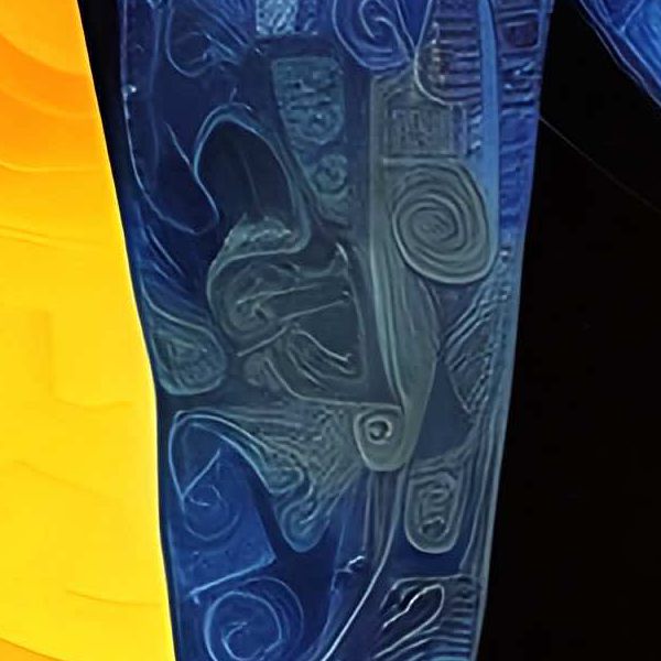 AIアートポスター カナブストラクド「ドゥロウネイ的弓なき…」 Kanabstracd オリジナルアート作品 アートポスター アートプリント 壁掛けアート ウォールアート インテリア デジタルアート 現代アート