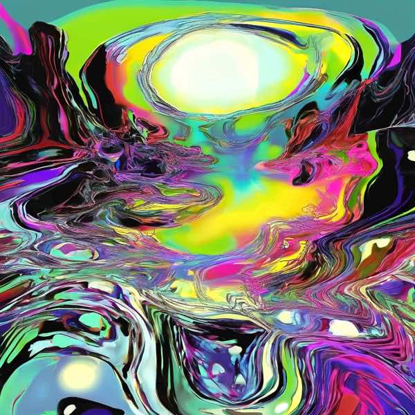 AIアートポスター カナブストラクド「フサール的矢羽根なき±超現実」 Kanabstracd オリジナルアート作品 アートポスター アートプリント 壁掛けアート ウォールアート インテリア デジタルアート 現代アート