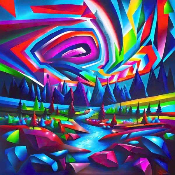 AIアートポスター カナ「非鈴木春信的…」 Yasusi Kanada オリジナルアート作品 アートポスター アート..