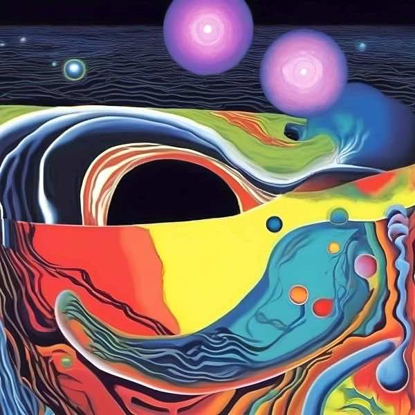 AIアートポスター カナブストラクド「アフ・クリント的矢羽根なき±超現実」 Kanabstracd オリジナルア..