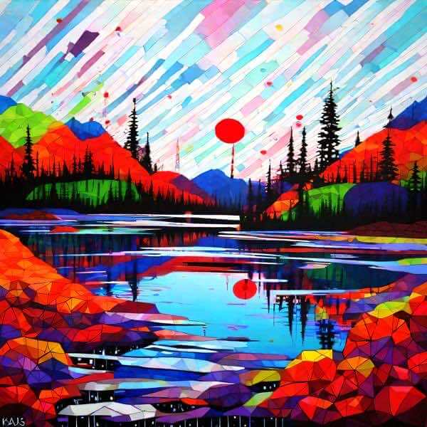 AIアートポスター カナ「非ルーベンス的…」 Yasusi Kanada オリジナルアート作品 アートポスター アートプリント 壁掛けアート ウォールアート インテリア デジタルアート 現代アート