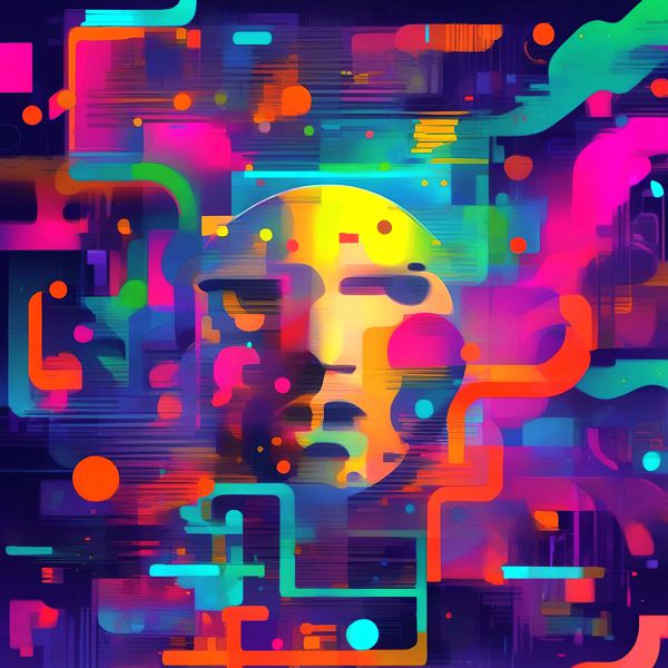 AIアートポスター カナブストラクド「ポロック的有刺なき超現実」 Kanabstracd オリジナルアート作品 アートポスター アートプリント 壁掛けアート ウォールアート インテリア デジタルアート 現代アート