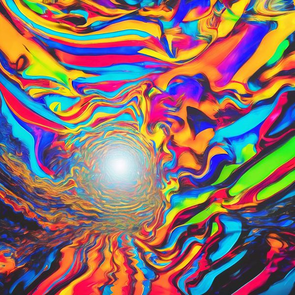 AIアートポスター カナブストラクド「ベーコン的超現実」 Kanabstracd オリジナルアート作品 アートポ..