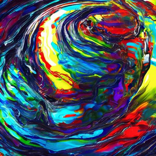 AIアートポスター カナブストラクド「矢なき±超現実と±峡谷」 Kanabstracd オリジナルアート作品 アートポスター アートプリント 壁掛..