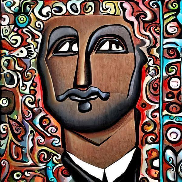 AIアートポスター 否認されたクリムト風 「積分」 オリジナルアート作品 アートポスター アートプリント 壁掛けアート ウォールアート インテリア デジタルアート 現代アート