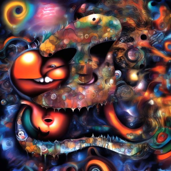 Rakuten - AIアートポスター カナブストラクド「ポロック的ミニマリズムなき超現実」 Kanabstracd オリジナルアート作品 アートポスター アートプリント 壁掛けアート ウォールアート インテリア デジタルアート 現代アート