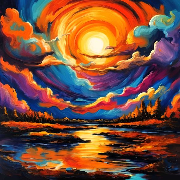 AIアートポスター カナブストラクド「パイカスビア的網なき…」 Kanabstracd オリジナルアート作品 アー..