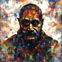 AIアートポスター 有刺に影響されないカナブストラクドとピカスビアとによる … オリジナルアート作品 アートポスター アートプリント インテリア