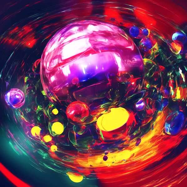 AIアートポスター カナブストラクド「矢羽根なき±超現実と±フラクタル」 Kanabstracd オリジナルアート..