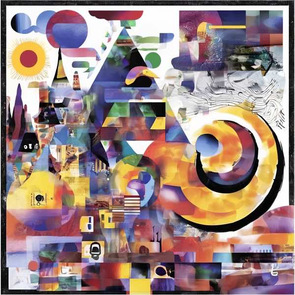 AIアートポスター カナブストラクド「カンディンスキー・H.ボス的弓なき…」 Kanabstracd オリジナルア..