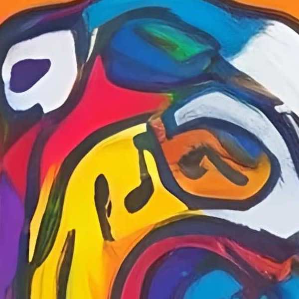 AIアートポスター カナブストラクド「メッツァンジェ的網なき…」 Kanabstracd オリジナルアート作品 アートポスター アートプリント 壁掛けアート ウォールアート インテリア デジタルアート 現代アート