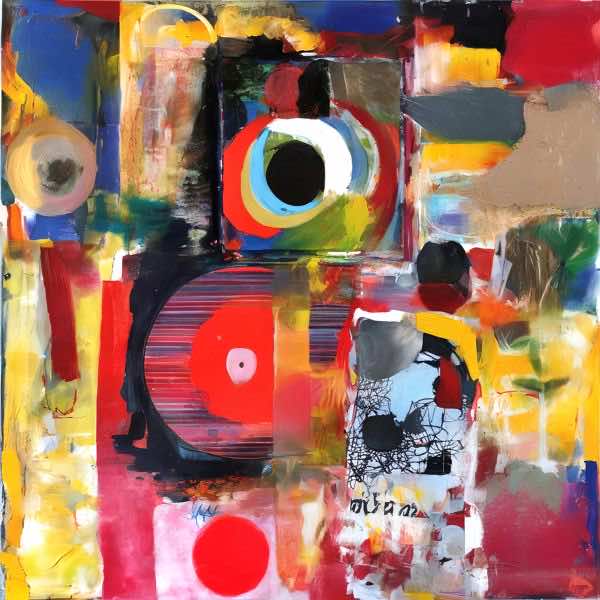 AIアートポスター カナブストラクド「シュヴィッタース的弓なき±超現実」 Kanabstracd オリジナルアー..